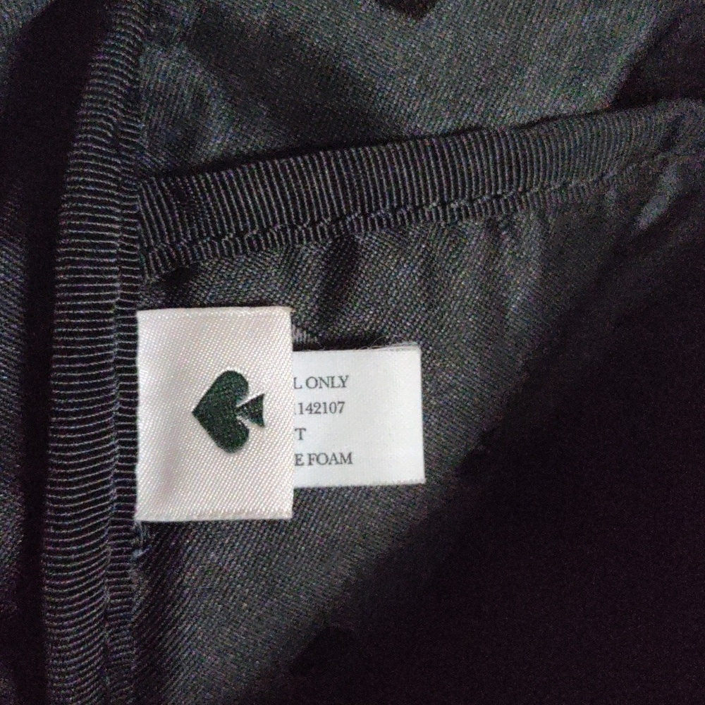 Kate Spade Black & White Backpack large - Picture 14 of 16